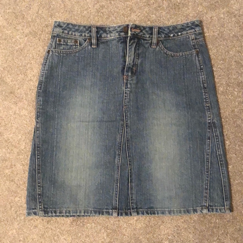 Faded Glory Denim Jean Skirt